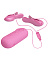 Виброзажимы для сосков с электростимуляцией Baile Pretty Love, розовые