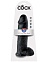 Реалистичный фаллос на присоске 12 Cock with Balls, 24 см, черный