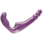 Безремневой страпон с анатомической формой, 10 см, сиреневый