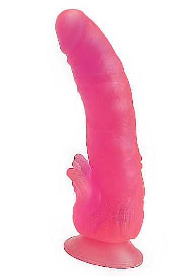 Пенис на присоске со стимулирующими усиками Love Toy 18,5 см