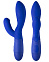 Двойной женский вибратор The Princess, 20,5 см, синий