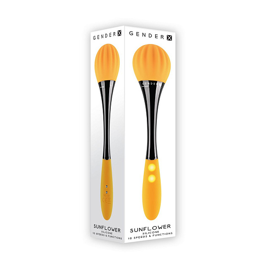 Мощный двусторонний вибратор Evolved Sunflower