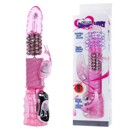 Dream Lover Deluxe вибратор-ротатор со стимуляцией клитора