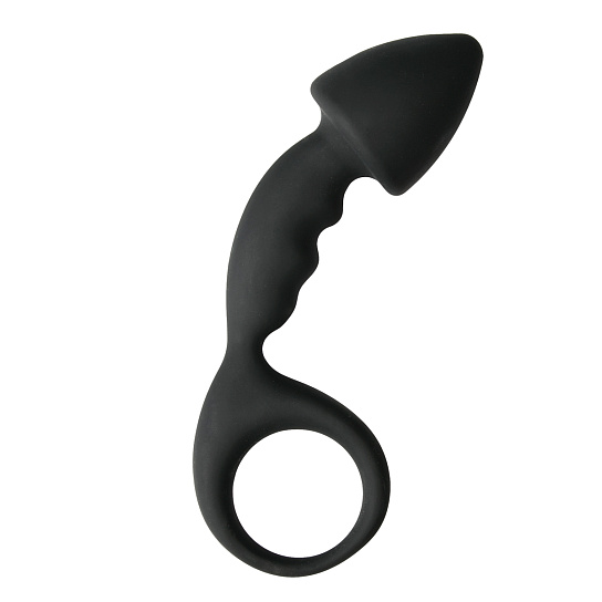 Фигурная анальная пробка Easytoys Silicone Prostate Dildo
