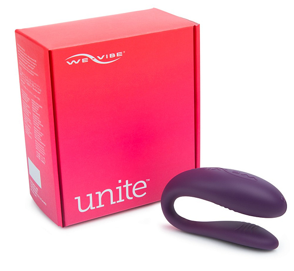 Гибкий Hands-Free вибратор для пар We-Vibe Unite 2.0, фиолетовый