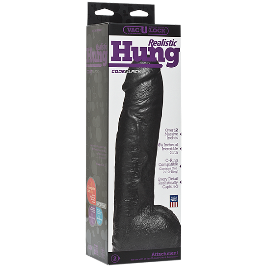 Большая насадка реалистик 24,5 см