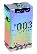 Презервативы Okamoto 0.03 Platinum ультратонкие
