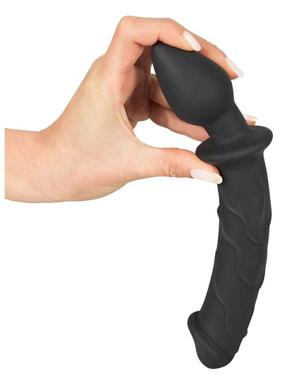 Анальная игрушка Velvets Dildo в форме дилдо с ограничителем