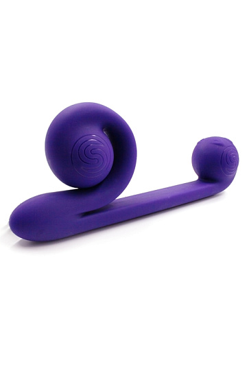 Вибромассажер для двойной стимуляции Snail Vibe сиреневый