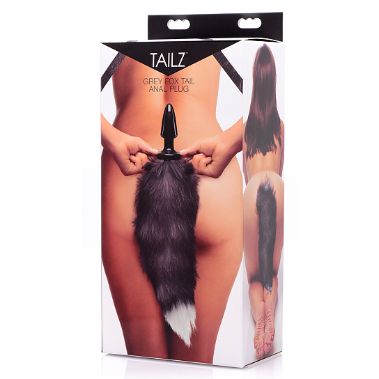 Анальная пробка с лисьим хвостом