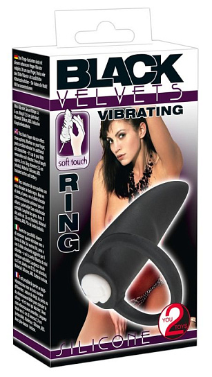 Эрекционное виброкольцо-насадка на палец, Finger Vibrator 2,5 см