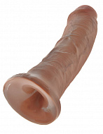 Фаллос на присоске King Cock 8 реалистичный, 19 см, загорелый