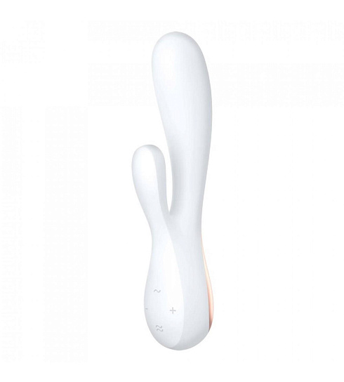 Вибромассажер Satisfyer Mono Flex с управлением через приложение, белый