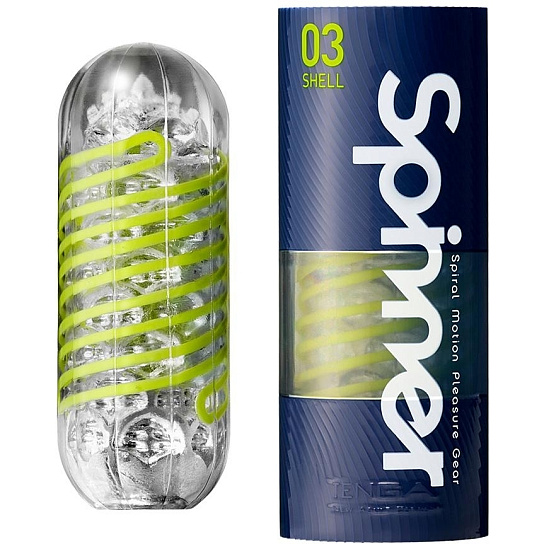 Мастурбатор Tenga Spinner Shell с эффектом вращения Мастурбатор Tenga Spinner Shell с эффектом вращения