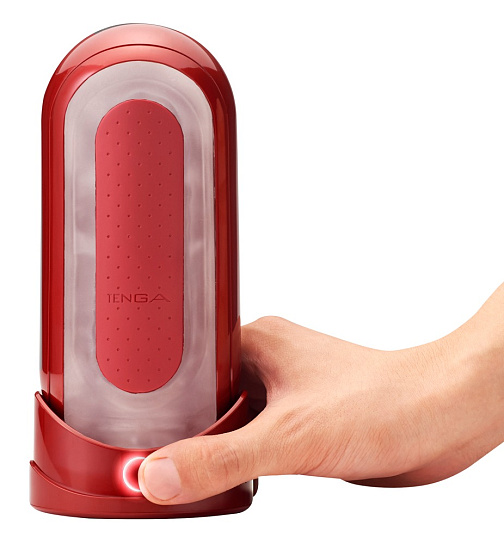 Мастурбатор с функцией подогрева Tenga Flip Zero Red Warming