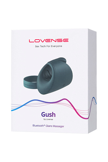 Портативный вибромастурбатор Lovense Gush, голубой