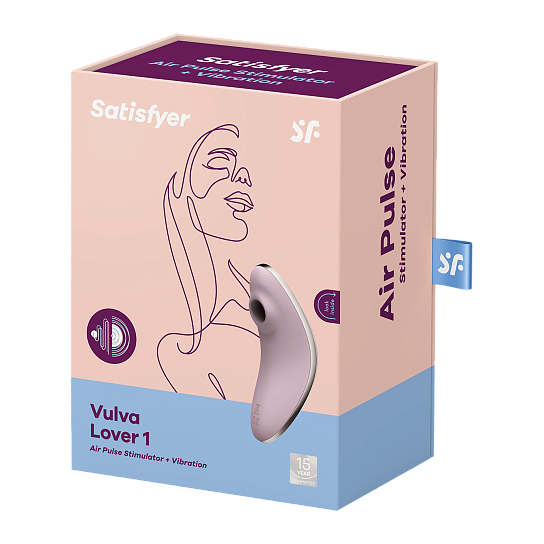Вакуумно-волновой вибратор Satisfyer Vulva Lover 1, фиолетовый