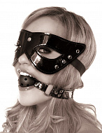 Комплект Masquerade Mask & Ball Gag из маски и кляпа, черный