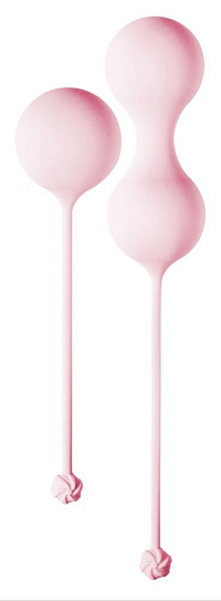 Набор вагинальных шариков со смещенным центром тяжести Carmen, розовый