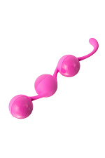  Вагинальные шарики на гибкой сцепке Seven Creations, розовые
