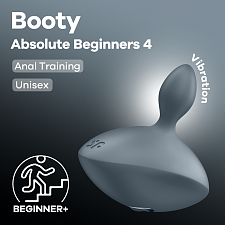 Анальная вибровтулка Satisfyer Booty Absolute Beginners 4, серый