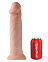 Гигант фаллоимитатор на присоске King Cock 14 Cock Flesh, 32 см, телесный
