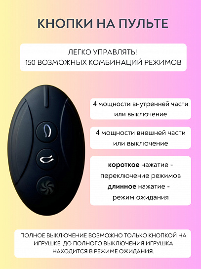 МАССАЖЕР ПРОСТАТЫ С ДВУМЯ МОТОРАМИ SPICE IT UP P-BLISS
