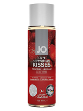 Лубрикант на водной основе JO Flavored Strawberry Kiss, 60 мл