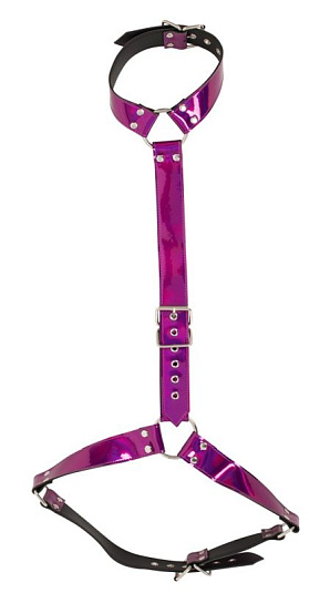 Неоновая сбруя Body Harness Bad Kitty