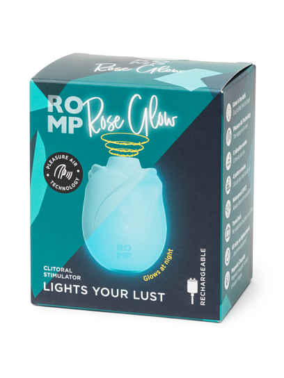 Бесконтактный клиторальный стимулятор Romp Rose Glow