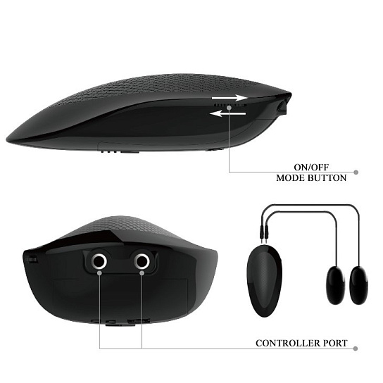 Мастурбатор для мужчин с двумя отверстиями со съемными вибропулями