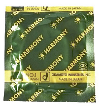 Ребристые презервативы Okamoto Harmony