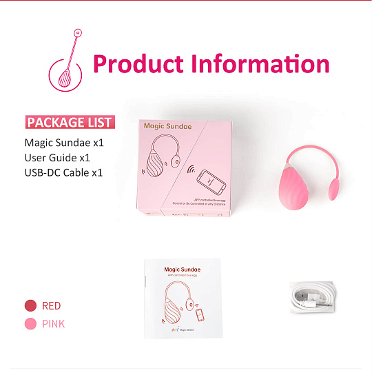 Виброяйцо Magic Motion Sundae Magic