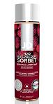 Ароматизированный лубрикант JO H2O Flavored Raspberry Sorbet, 120 мл