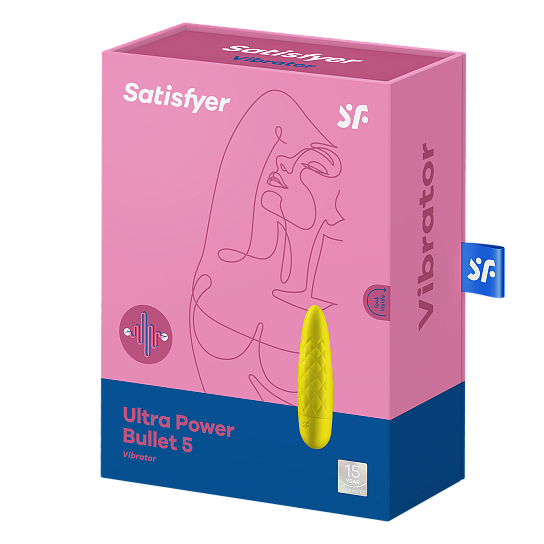 Вибропуля Satisfyer Ultra Power Bullet 5, желтая