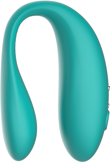 Парный вибратор Amovibe Twin c приложением, бирюзовый