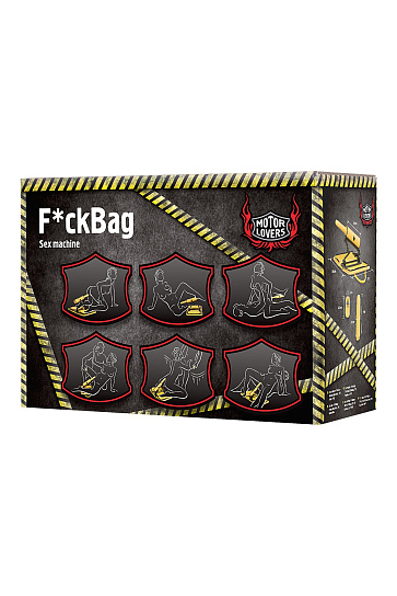 Секс-машина с подвижным поршнем FuckBag, цвет желтый, MotorLovers