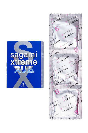 Презервативы из латекса Sagami Xtreme Feel Fit, 3 шт