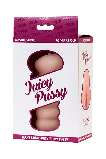 Реалистичный мастурбатор с ребристой поверхностью Mature