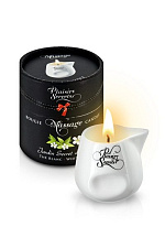 Massage Candle White Tea свеча с массажным маслом Зеленый чай, 80 мл