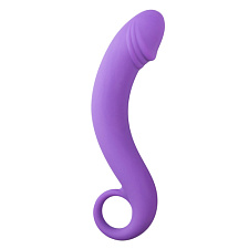 Изогнутый анальный стимулятор Easytoys Curved Dong, фиолетовый