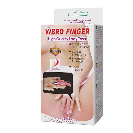 Вибратор для стимуляции клитора Vibro Finger, 7 см