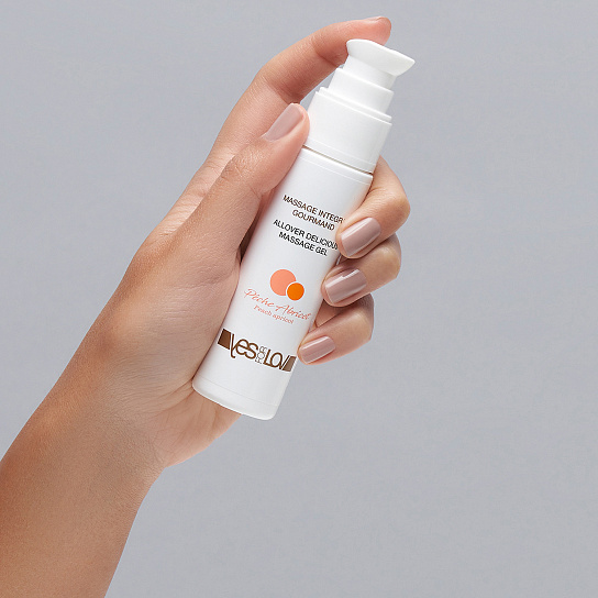 Массажный гель 3 в 1 персик-абрикос ALLOVER DELICIOUS MASSAGE GEL, 50 мл