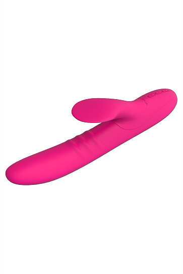 Зуммер с клиторальным стимулятором Nalone Peri, розовый