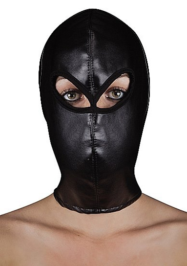 Маска на лицо с открытыми глазами LEATHER HOOD