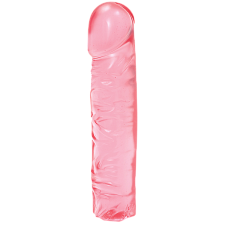 Фаллоимитатор гелевый Сristal Jellies 8, розовый, 20 см