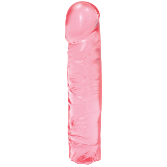 Фаллоимитатор гелевый Сristal Jellies 8, розовый, 20 см