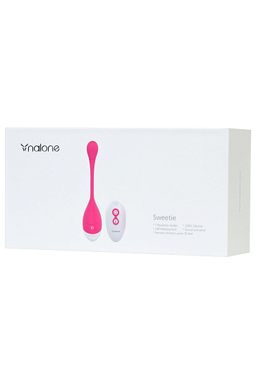 Виброяйцо Nalone Sweetie с пультом ДУ, розовое