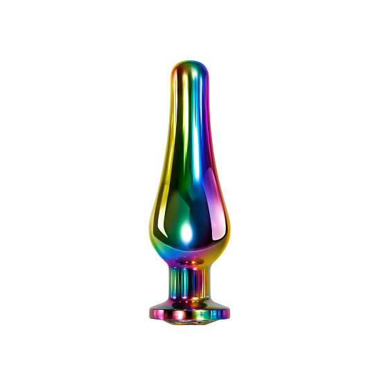 Набор радужных анальных пробок Evolved Rainbow Metal Plug Set