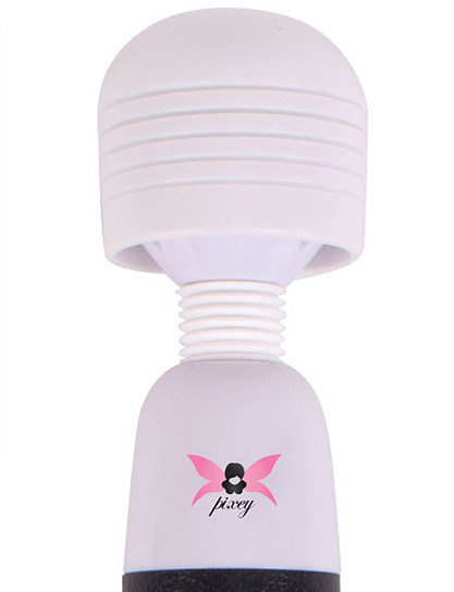 Вибромассажёр с гибкой головкой Pixey Wand, черный